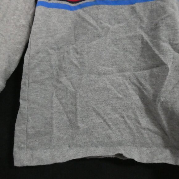 OLD NAVY | 4T | Grey Long Sleeve Shirt With Colorful Stripes | Preloved - Picture 7 of 16